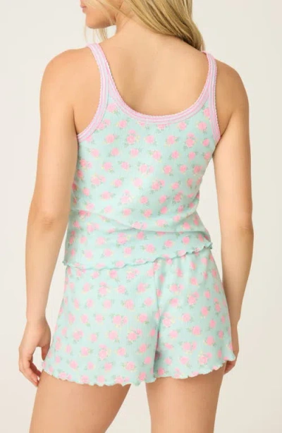 Pj Salvage Secret Garden Cami In Mint In Green