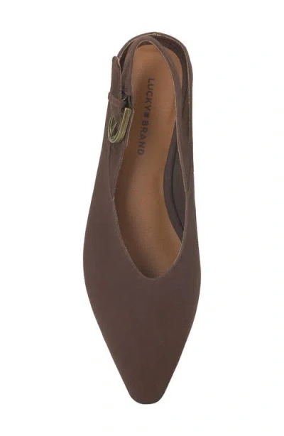 Lucky Brand Brigeet 2 Pointed Toe Pump In Brown