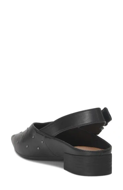 Lucky Brand Women's Brigeet Studded Slingback Low Block-heel Mules In Black