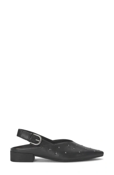 Lucky Brand Women's Brigeet Studded Slingback Low Block-heel Mules In Black