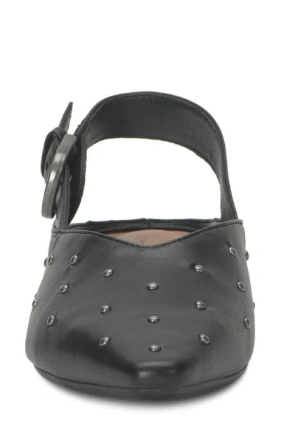 Lucky Brand Women's Brigeet Studded Slingback Low Block-heel Mules In Black