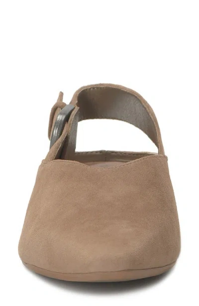 Lucky Brand Women's Mylody Slingback Low Heeled Mules In Brown