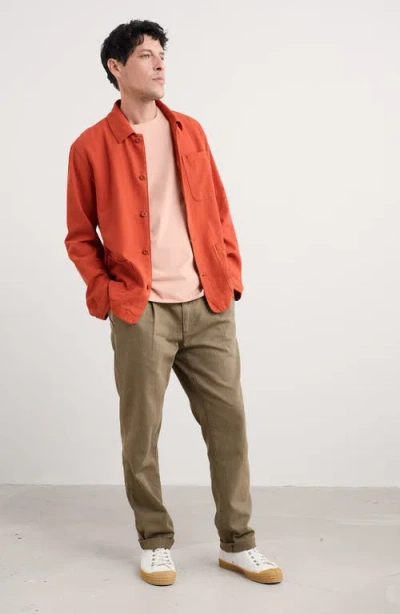 Seasalt Cornwall Men's Well Wright Jacket In Orange