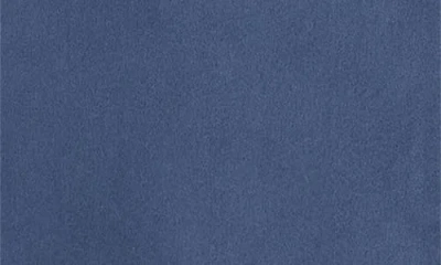 Lunya Long Sleeve Silk Button Up Shorts Set Deep Blue In Blue