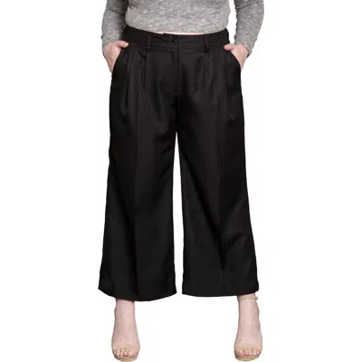 Standards & Practices Wide Leg Palazzo Pants In Black