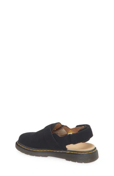 Dr. Martens Kids' Jorgie Slingback Mule In Black