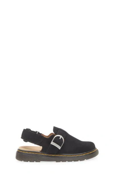 Dr. Martens Kids' Jorgie Slingback Mule In Black