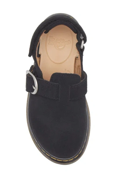 Dr. Martens Kids' Jorgie Slingback Mule In Black