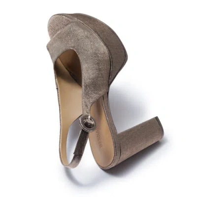 Bernardo Footwear Vega Platform Heel Sandal In Brown