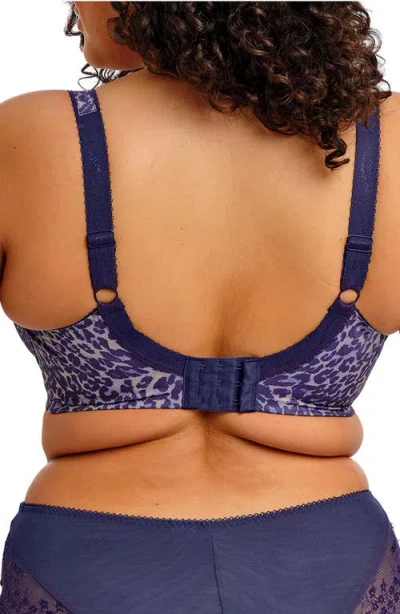 Elomi Lucie Underwire Plunge Bra In Blue