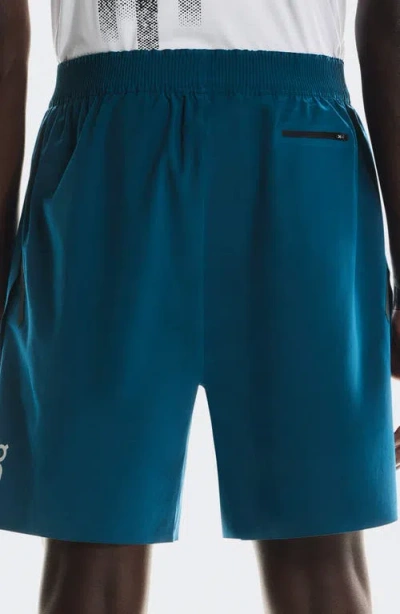 On Performance Shorts In Blue
