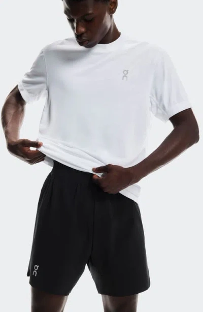 On Training Shorts In Black