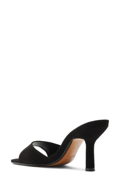 Schutz Posseni Leather Heeled Mule In Black, Women's At Urban Outfitters In Black