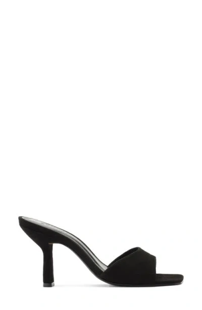 Schutz Posseni Leather Heeled Mule In Black, Women's At Urban Outfitters In Black