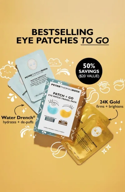Peter Thomas Roth Patch + Go Eye Patch Travel Pack In Transparent