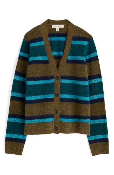 Seasalt Cornwall Etching Stripe Cardigan In Multi