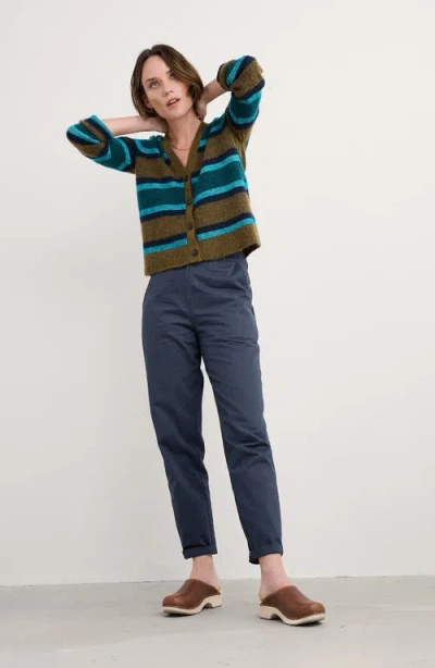 Seasalt Cornwall Etching Stripe Cardigan In Multi