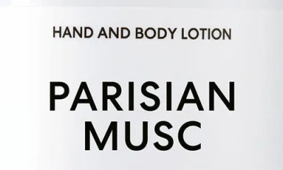 Matiere Premiere Parisian Musc Hand & Body Lotion, 10 Oz. In Transparent