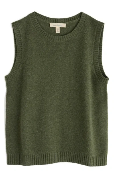 Seasalt Cornwall East View Merino Wool Blend Sweater Vest In Green