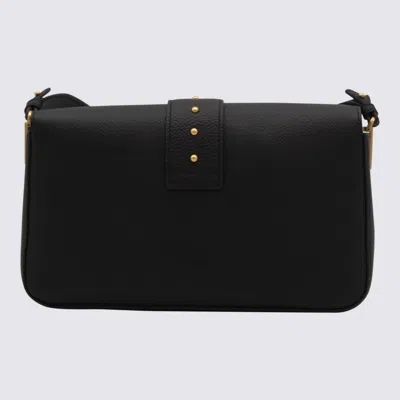 Pinko Love Bag One Medium Handbag In Leather In Black