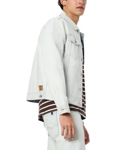 Buffalo David Bitton Men's Joe Structured Trucker Jacket In Blue