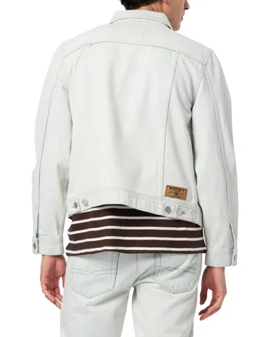 Buffalo David Bitton Men's Joe Structured Trucker Jacket In Blue