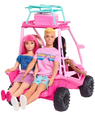 Barbie Mysteries: Beach Detectives Ultimate Beach Buggy Vehicle Playset With 10 Plus Accessories In Multi