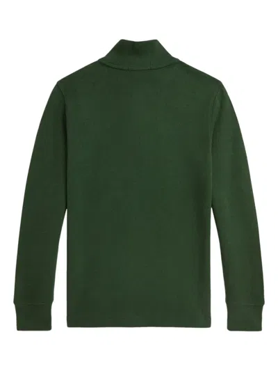 Polo Ralph Lauren Big Boys 8-20 Quarter-zip Sweater In Green