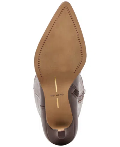 Dolce Vita Women's Aldy Leather Boots In Brown