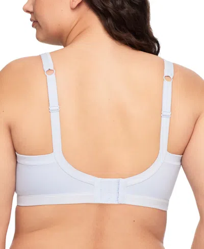 Warner's Warners Easy Does It Underarm-smoothing With Seamless Stretch Wireless Lightly Lined Comfort Bra Rm3 In Blue