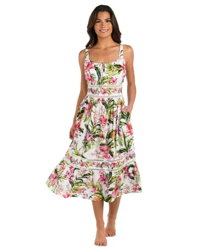 La Blanca Women's Polynesian Cover-up Dress In Multi