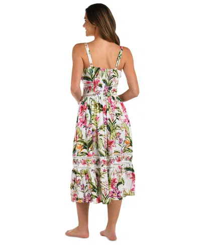La Blanca Women's Polynesian Cover-up Dress In Multi