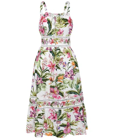 La Blanca Women's Polynesian Cover-up Dress In Multi