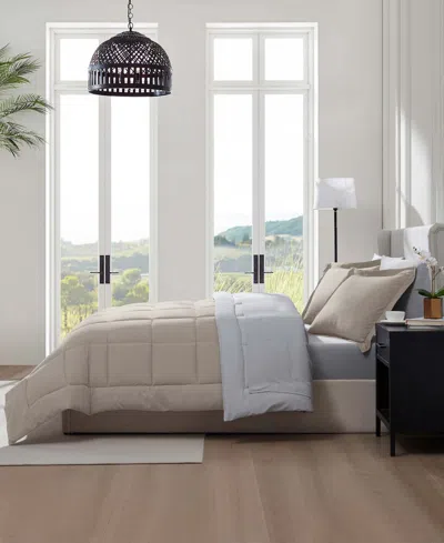 Nestl Luxury Soft Reversible 7-pc. Comforter Set, Queen In Sand