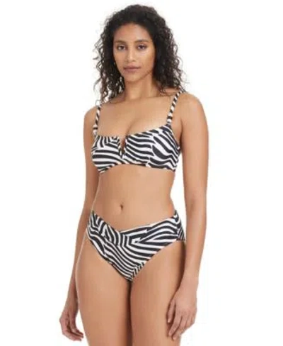 Bar Iii Womens Wild One V Wire Bikini Top Bottoms Exclusively At Macys In Gray