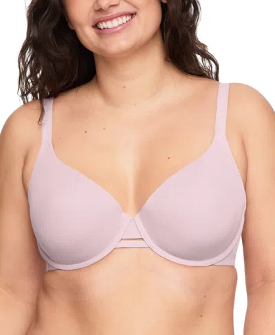 Warner's Cloud 9 Lift Underwire Full Coverage Bra Wrw253pu09 In Purple