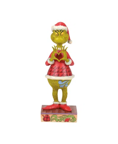 Jim Shore Grinch With Heart Hands Figurine In Multi