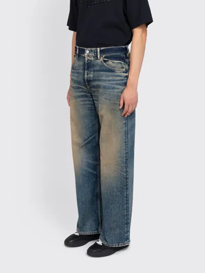 Acne Studios Mens Rocka Straight-leg Denim Jeans Dark Blue