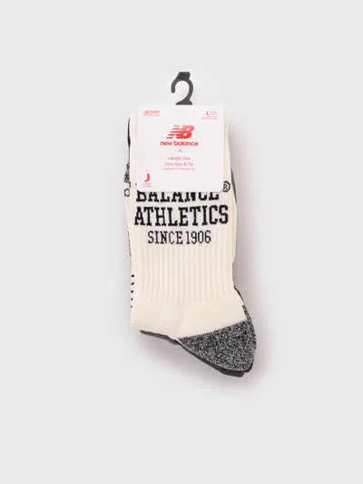 New Balance Active Graphic Crew In White