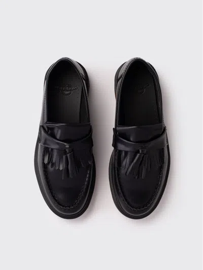 Dr. Martens Black Adrian Smooth Leather Tassel Loafers