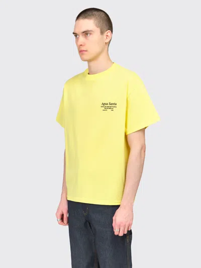 Pas De Mer Agua Santa Tee In Yellow