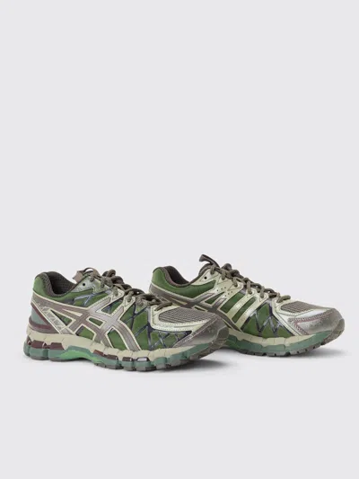 Asics High-performance Athletic Sneakers With Mesh Upper In Green