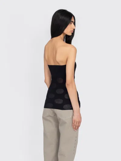 Paloma Wool Black Cass Bandeau Top In Black