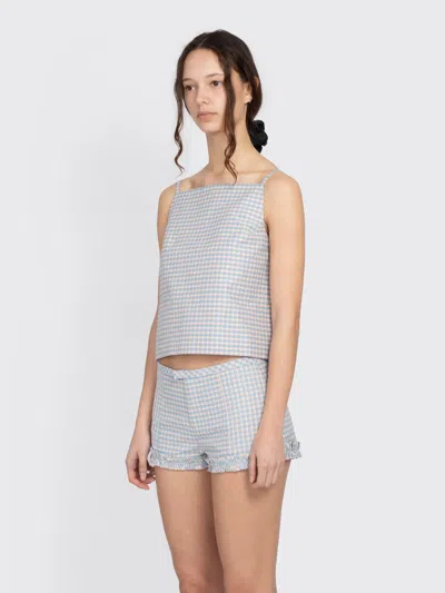 Sandy Liang Cecilia Top In White