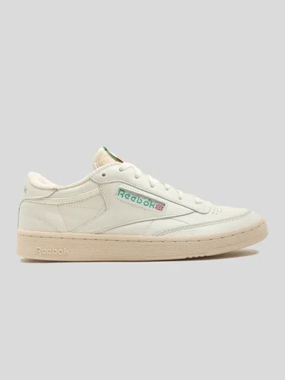 Reebok Club C 85 Vintage Leather Sneakers In White