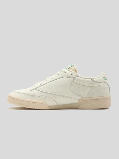 Reebok Club C 85 Vintage Leather Sneakers In White