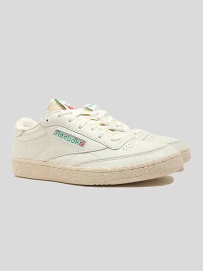 Reebok Club C 85 Vintage Leather Sneakers In White