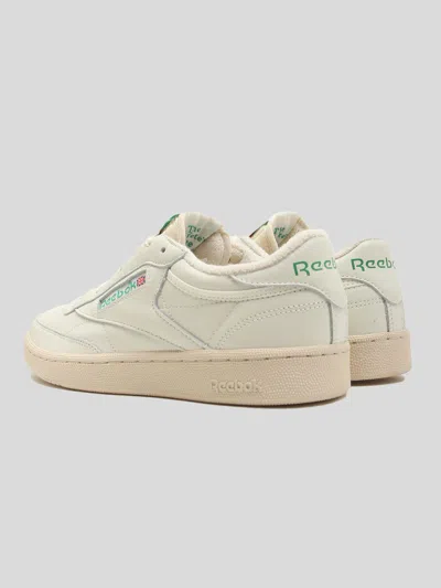 Reebok Club C 85 Vintage Leather Sneakers In White