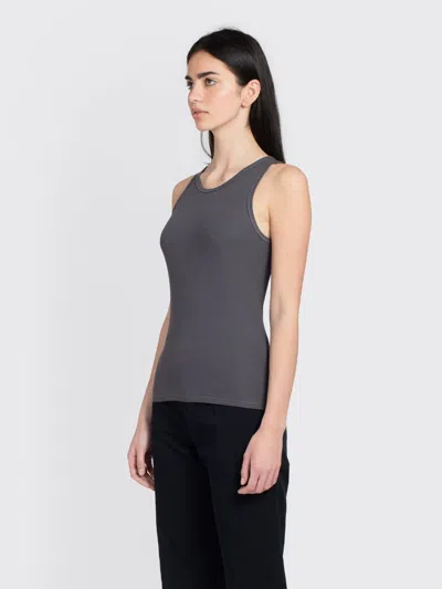 Filippa K Fine Rib Tank In Blue