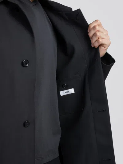 Rier Poplin Wool Jacket In Black